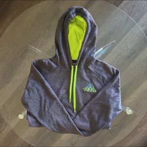 Grey and Neon Adidas jacket